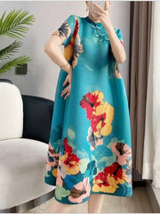 Load image into Gallery viewer, Vintage Floral Print Dress