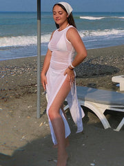 Load image into Gallery viewer, Sheer Dress With Bikini