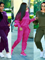 Load image into Gallery viewer, Ruffle Two Piece Set