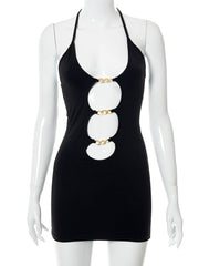 Load image into Gallery viewer, Cut Out Mini Dress