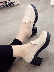 Load image into Gallery viewer, Chunky Heel Loafers