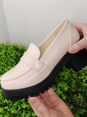 Load image into Gallery viewer, Chunky Heel Loafers