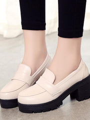 Load image into Gallery viewer, Chunky Heel Loafers