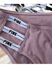 Load image into Gallery viewer, PINK Print Letter Underwear