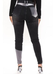 Load image into Gallery viewer, Patchwork Jeans