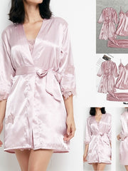 Load image into Gallery viewer, Satin Pajama Set