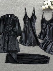 Load image into Gallery viewer, Satin Pajama Set