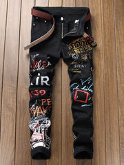 Load image into Gallery viewer, Graffiti Jeans