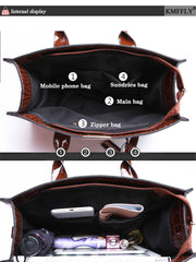 Load image into Gallery viewer, Crocodile Pattern Shoulder Bag