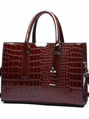 Load image into Gallery viewer, Crocodile Pattern Shoulder Bag