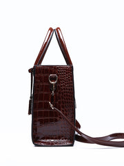 Load image into Gallery viewer, Crocodile Pattern Shoulder Bag