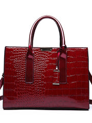 Load image into Gallery viewer, Crocodile Pattern Shoulder Bag