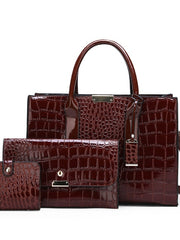 Load image into Gallery viewer, Crocodile Pattern Shoulder Bag