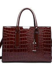 Load image into Gallery viewer, Crocodile Pattern Shoulder Bag