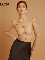 Load image into Gallery viewer, Sheer Bodysuit