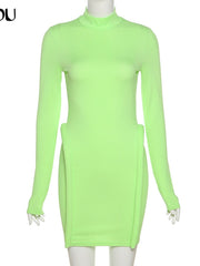 Load image into Gallery viewer, Long Sleeve Bodycon Dress