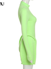 Load image into Gallery viewer, Long Sleeve Bodycon Dress