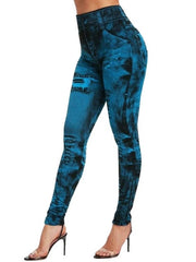 Load image into Gallery viewer, Jeans Print Capris