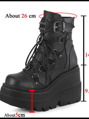 Load image into Gallery viewer, Chunky Heel Ankle Boots