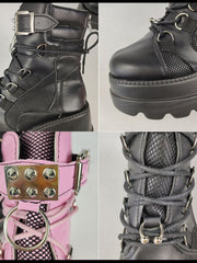 Load image into Gallery viewer, Chunky Heel Ankle Boots