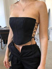 Load image into Gallery viewer, Side Lace-Up Bustier