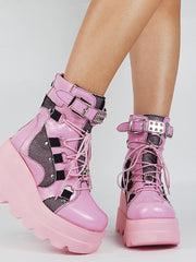 Load image into Gallery viewer, Chunky Heel Ankle Boots