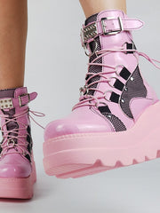 Load image into Gallery viewer, Chunky Heel Ankle Boots