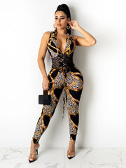 Load image into Gallery viewer, Sleeveless Jumpsuit