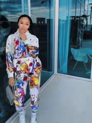 Load image into Gallery viewer, Graffiti Two-Piece Set