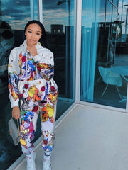 Load image into Gallery viewer, Graffiti Two-Piece Set