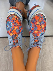 Load image into Gallery viewer, Floral Print Sneaker