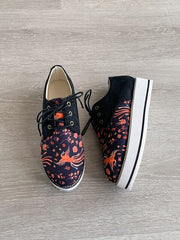 Load image into Gallery viewer, Floral Print Sneaker