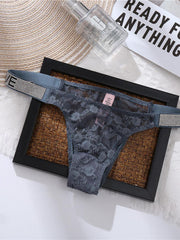 Load image into Gallery viewer, Rhinestone Lace Underwear