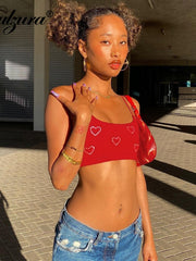 Load image into Gallery viewer, Red Crop Top