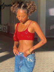 Load image into Gallery viewer, Red Crop Top