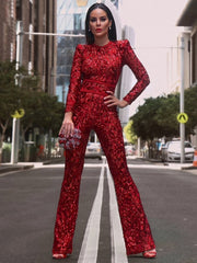 Load image into Gallery viewer, Wide Leg Lace Jumpsuit
