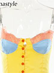 Load image into Gallery viewer, Lace Satin Dress