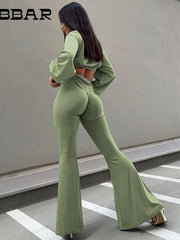 Load image into Gallery viewer, Flared Legs Pants