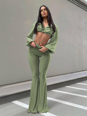 Load image into Gallery viewer, Flared Legs Pants