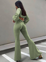 Load image into Gallery viewer, Flared Legs Pants