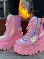 Load image into Gallery viewer, Chunky Heel Ankle Boots