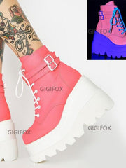Load image into Gallery viewer, Chunky Heel Ankle Boots