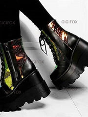 Load image into Gallery viewer, Chunky Heel Ankle Boots