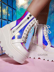 Load image into Gallery viewer, Chunky Heel Ankle Boots