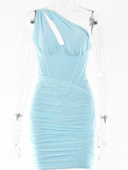 Load image into Gallery viewer, One Off-Shoulder Dress