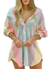 Load image into Gallery viewer, Striped Off Shoulder Dress
