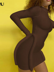 Load image into Gallery viewer, Long Sleeve Bodycon Dress