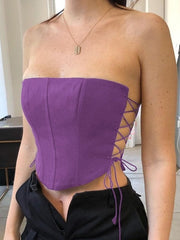 Load image into Gallery viewer, Side Lace-Up Bustier