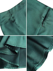 Load image into Gallery viewer, Satin Ruffled Skirt