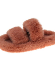 Load image into Gallery viewer, Faux Fur Slippers